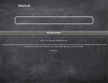 Tablet Screenshot of amiga.cheats.de