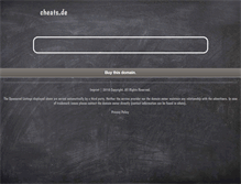 Tablet Screenshot of iphone.cheats.de