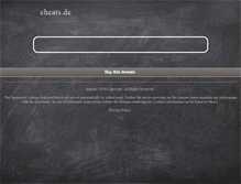 Tablet Screenshot of eee.cheats.de