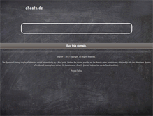 Tablet Screenshot of 32x.cheats.de